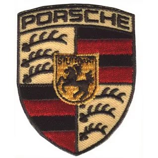 Термонаклейка -06542123 Porsche малая вышивка