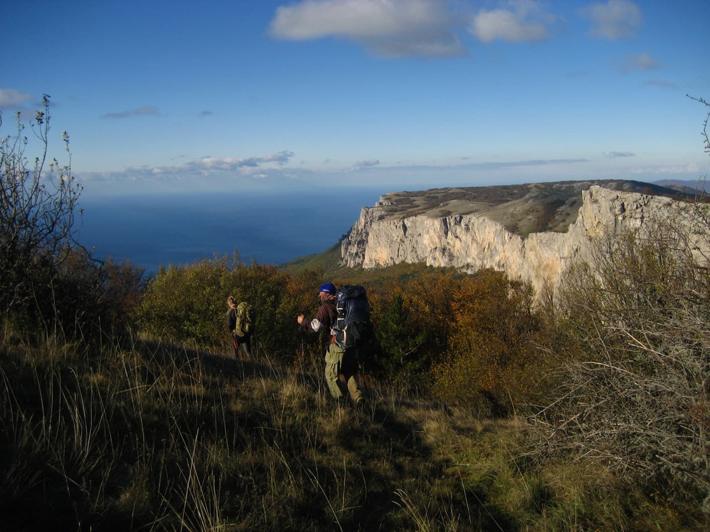 по горному Крыму осенью