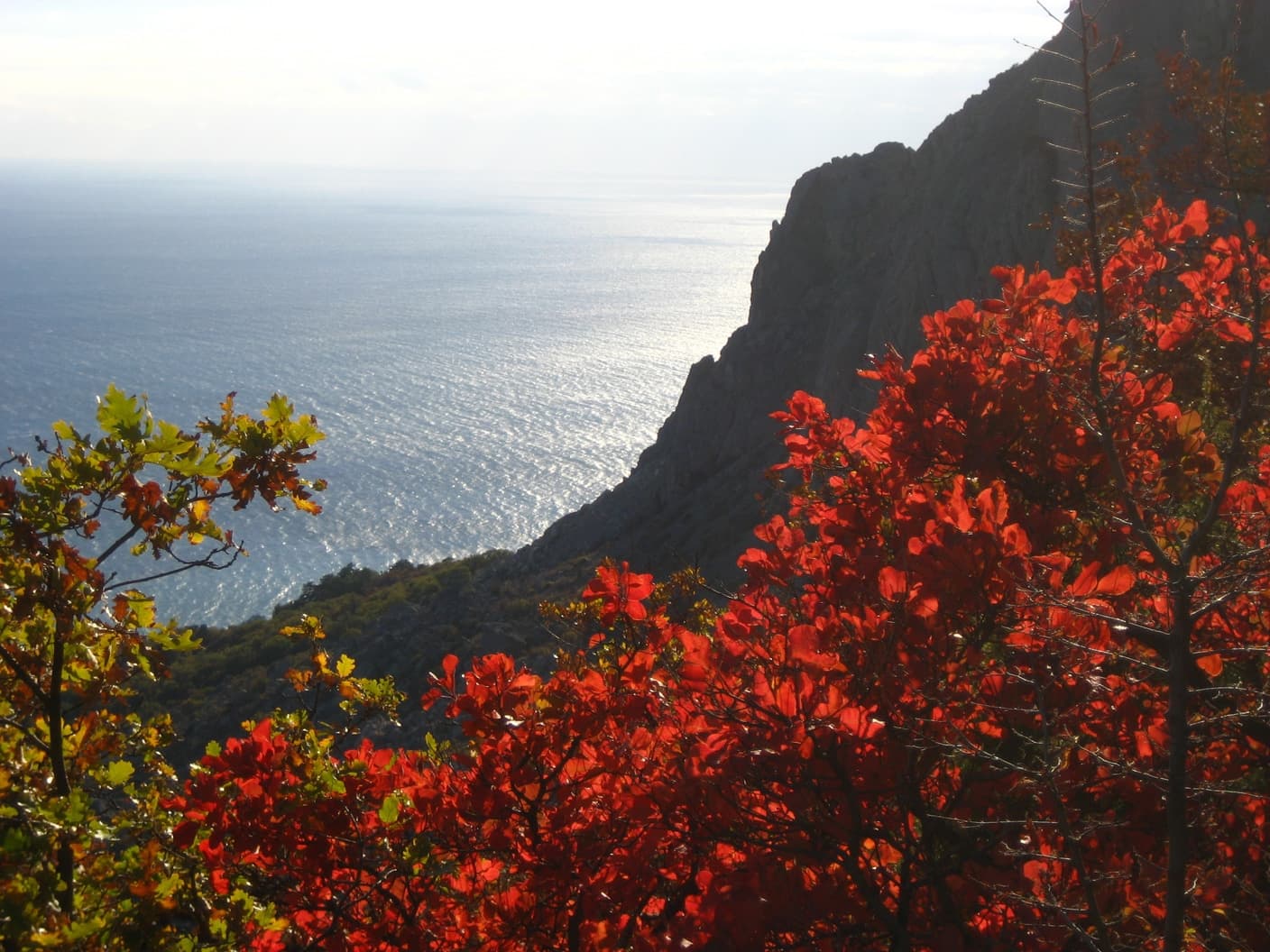 по горному Крыму осенью