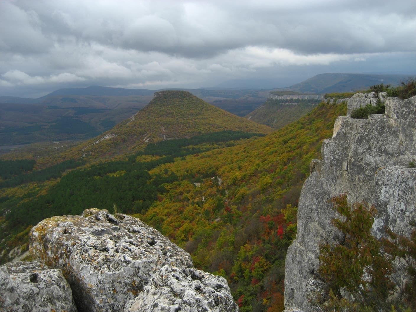 поход по горному Крыму осенью