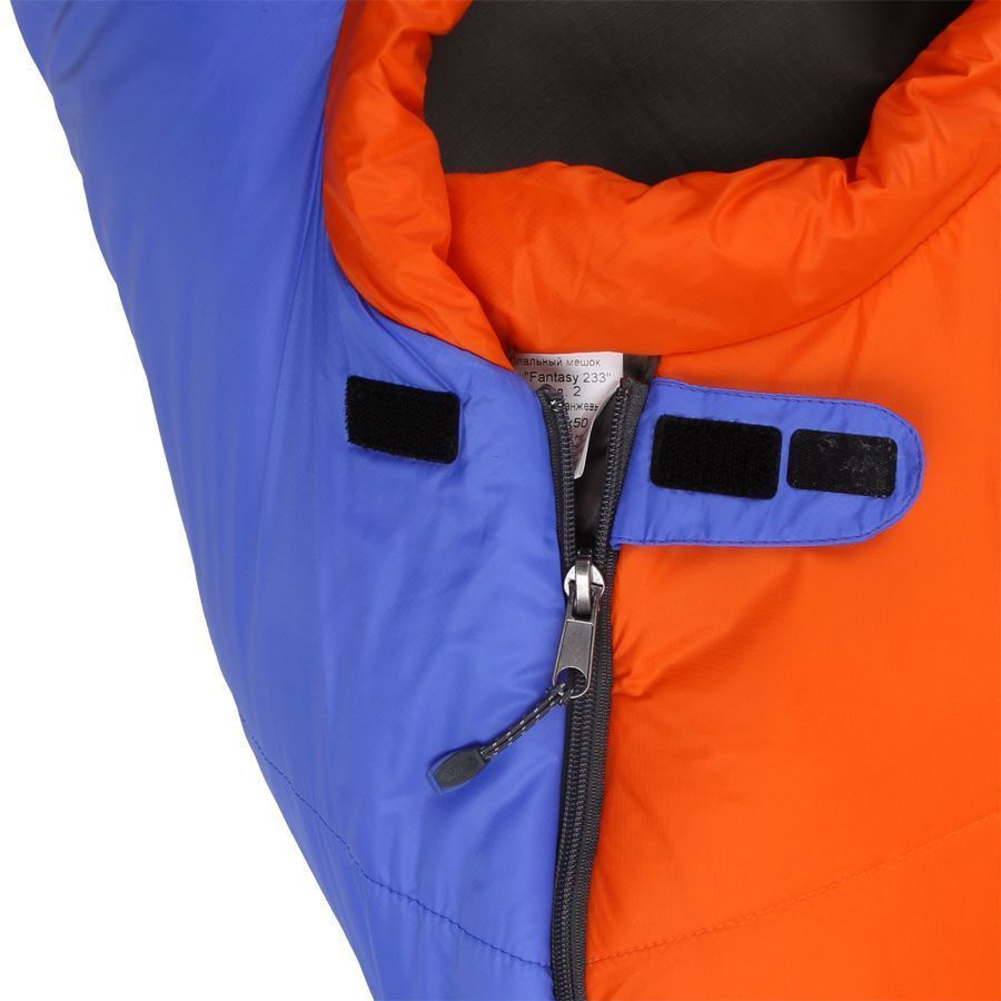 Спальный мешок Сплав Fantasy 233 мод. 2 синий/оранжевый L - фото 4