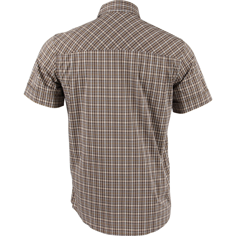 Рубашка мужская Сплав Sunburn клетка коричневая - фото 2