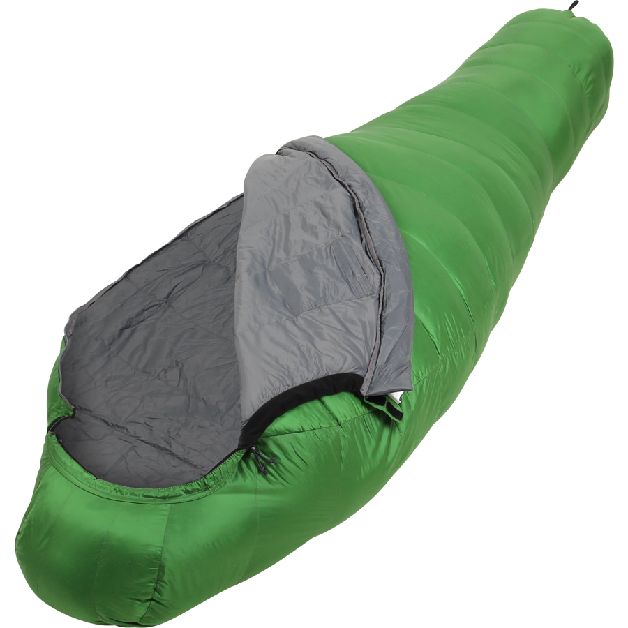 Спальный мешок пуховый Сплав Adventure Light зеленый - фото 1