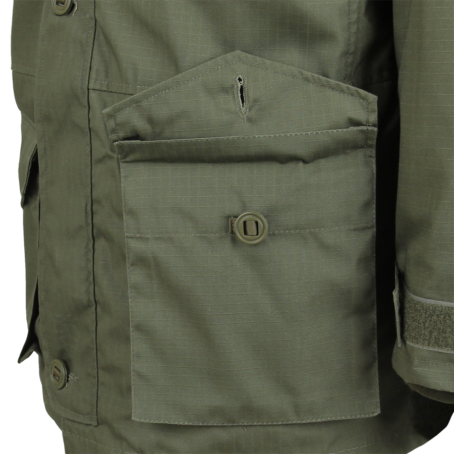 Куртка Сплав SAS (СК) с подстежкой погон на пуговице олива - фото 6