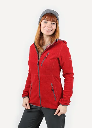 Куртка женская Сплав Palmyra Polartec Woven Inspired красная