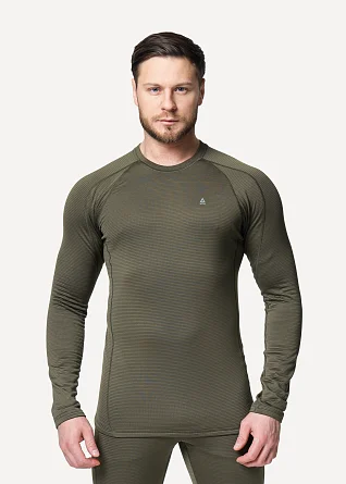 Термобелье Сплав Active Thermal Grid light футболка L/S олива