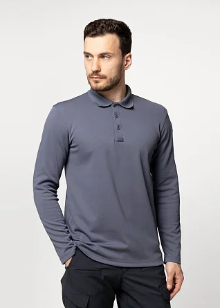 Поло тактическое Сплав Аргон L/S серое