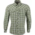 Рубашка Сплав Grid длинный рукав серо-зеленая