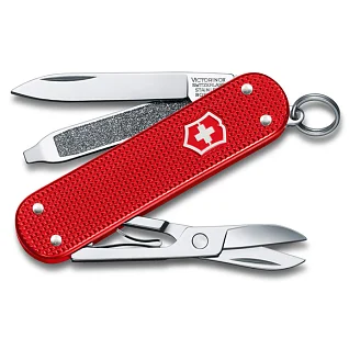 Нож перочинный Victorinox Alox Classic (0.6221.L18) 58мм 5функций красный