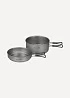 Набор титановой посуды Сплав 1 кастрюля, 1 сковородка (950+600)