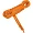 Шнурки светоотражающие Vitarelli оранжевые длина120см