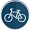 Термонаклейка -14681162 Велосипедная дорожка световозвращающая вышивка