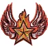 Термонаклейка -01411103 Winged Soviet Star вышивка
