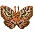 Термонаклейка -07201127 Бабочка - тигр вышивка