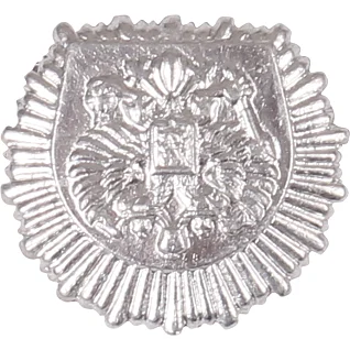Эмблема петличная для кадетов серебро металл