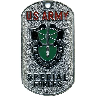 Жетон 1-12 U.S.ARMY SPECIAL FORCES металл