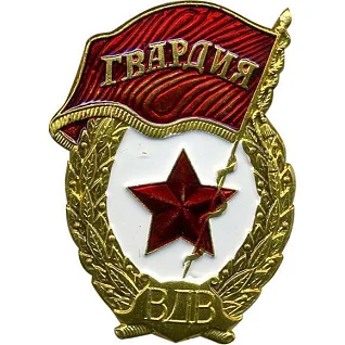 Нагрудный знак Гвардия ВДВ металл