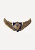 Нагрудный знак ВДВ крылья парашют орёл металл
