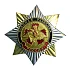Нагрудный знак Россия Военная разведка гвоздика звезда металл