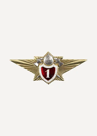 Нагрудный знак МЧС Специалист 1 класса металл