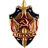 Нагрудный знак КГБ СССР легкий металл