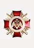Нагрудный знак За отличие в службе Росгвардии I степени томпак