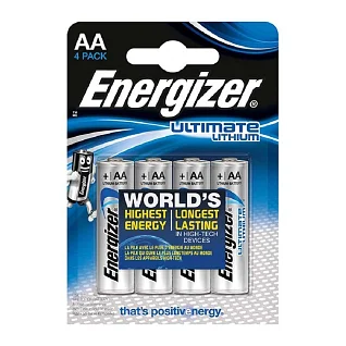 Батарейки Energizer Ultimate Lithium AA (4шт)