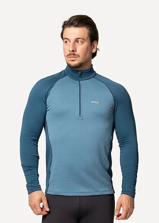 Термобелье Сплав Active Polartec Power Grid футболка L/S мод 2 синяя