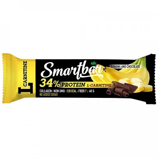 Батончик протеиновый Smartbar Protein L-Carnitine Банан-шоколад 40 г