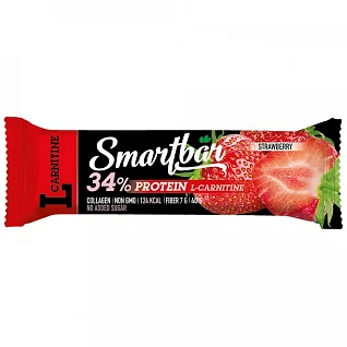 Батончик протеиновый Smartbar Protein L-Carnitine Клубника 40 г