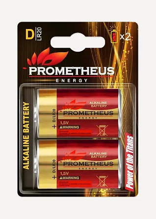 Батарейка Prometheus Еnergy D 2 шт.