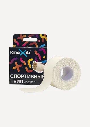 Кинезио тейп KineXib Спортивный 3,8см*9,1м белый