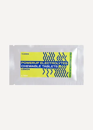 Солевые жевательные таблетки PowerUp Electrolytes Chewable Tablets Лимон саше 3шт