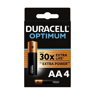 Батарейки Duracell Optimum АA/LR6 4 шт