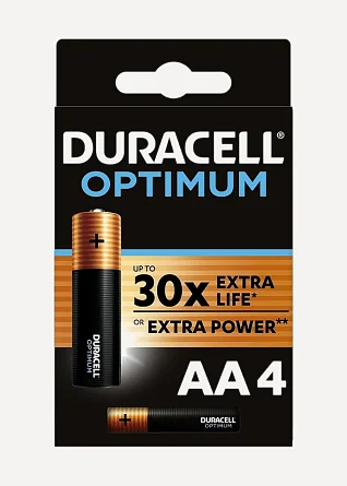 Батарейки Duracell Optimum АA/LR6 4 шт