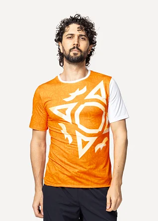 Футболка Сплав беговая Logo оранжевая