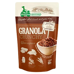 Мюсли Crunchy Bionova Шоколад 60г 