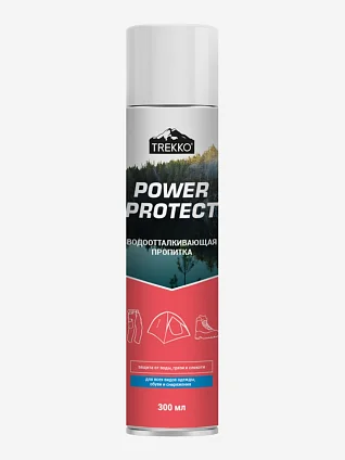 Водоотталкивающая пропитка для одежды, обуви и снаряжения Trekko Power Protect, 300 мл