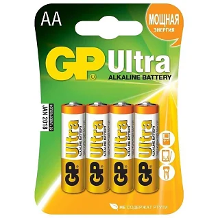 Батарейки GP Ultra Alkaline АA/LR6 (4 шт)
