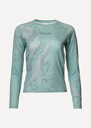 Футболка L/S женская Сплав Jenny зеленая
