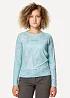 Футболка L/S женская Сплав Jenny зеленая