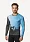 Футболка Сплав беговая Logo L/S синяя/серая