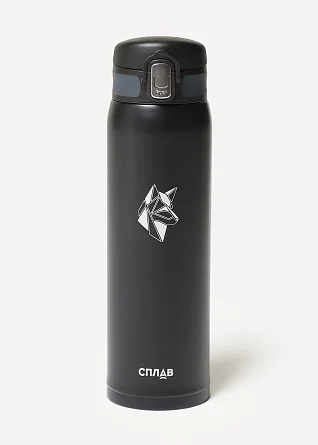 Термос Сплав Wolf  500 мл черный