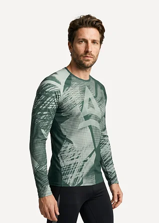 Футболка L/S Сплав Forrest зеленая