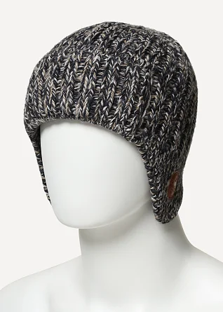 Шапка ушанка marhatter 14465/2 серо-синий