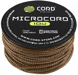 Микрокорд CORD катушка 10м RUS (coyote)