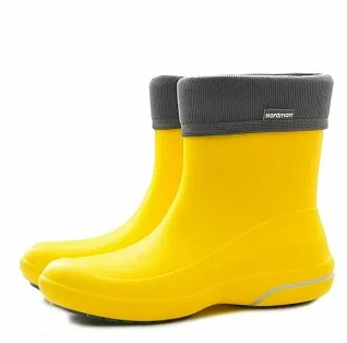 Полусапоги Kleo (ПЕ-27) ЭВА желтый/серый (6-028-Е04)