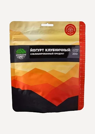 Сублимированный продукт кисломолочный Йогурт клубничный 50 г (Кронидов)