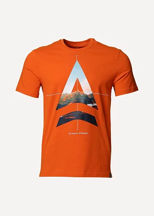 Футболка Сплав City Compass оранжевая