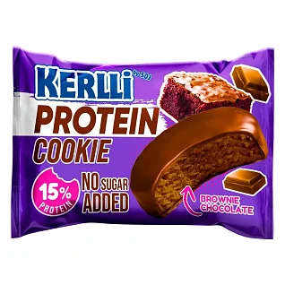Печенье протеиновое KERLLI со вкусом брауни 45г